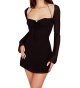 Women's Sexy Slim Dress Puff Sleeve Dress